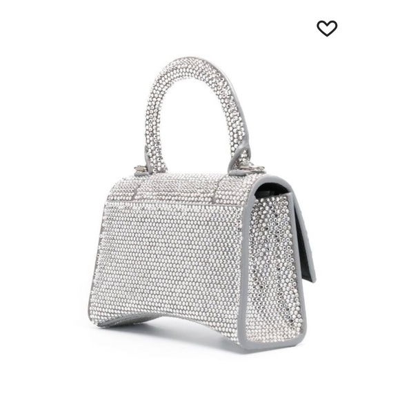 Balenciaga Hourglass crystal-embellished mini bag - Picture 3 of 5